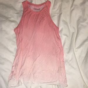 Pink ombré tank